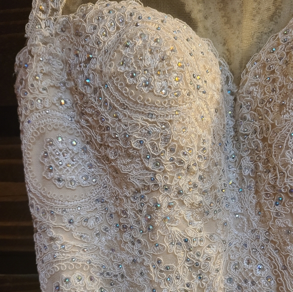 Cecily Brown Wedding/Prom Floor Length Formal Dress. Size 0 - Picture 10 of 13